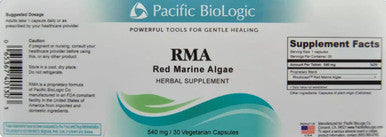 Pacific Biologic RMA (Red Marine Algae) 540mg 30c