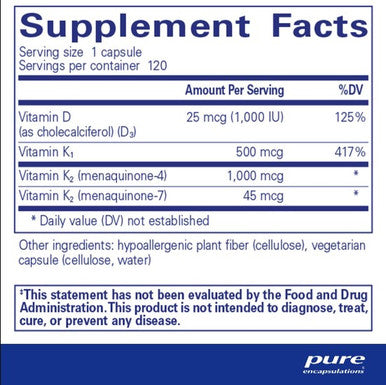 Pure Encapsulations Synergy K 120C