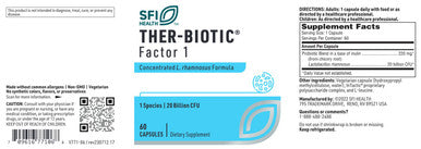 SFI Health Ther-Biotic Factor 1 60c