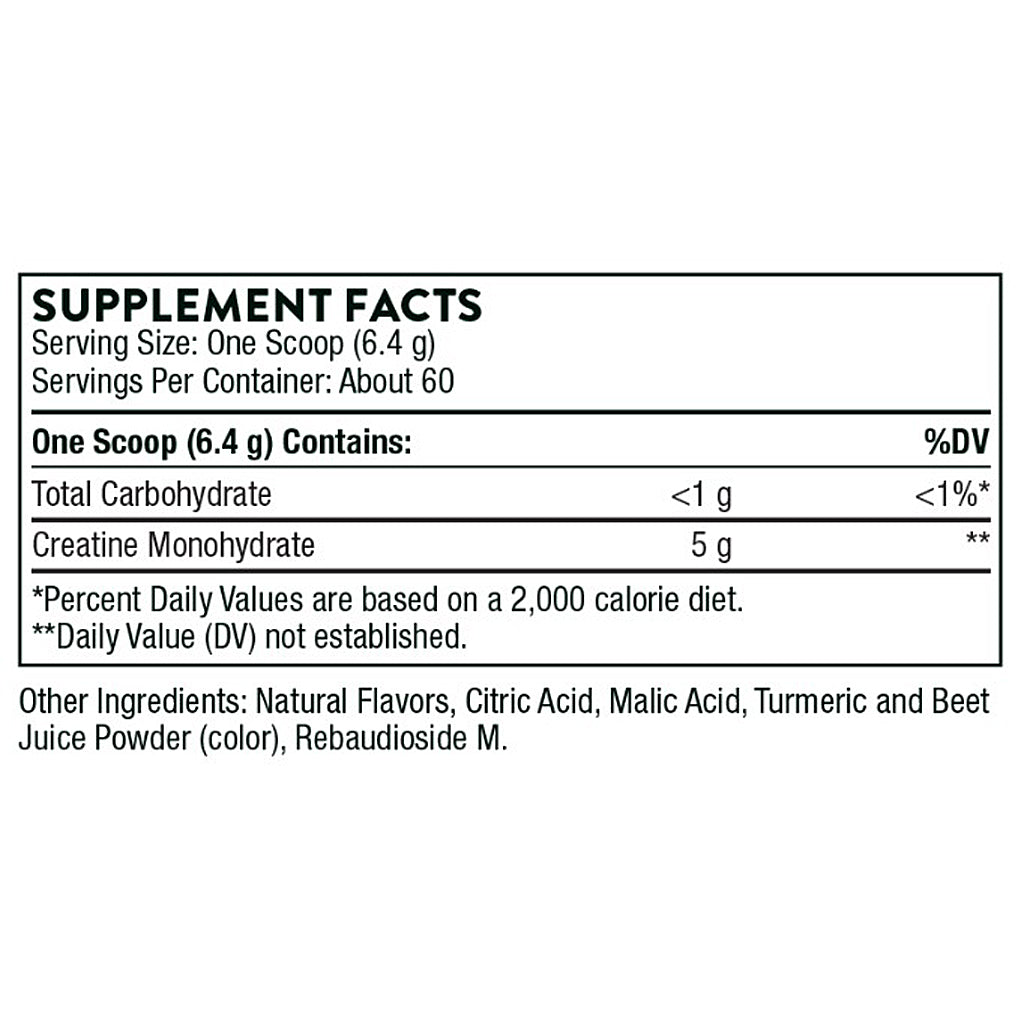 Thorne Creatine Pineapple Orange (60 Servings) 13.5 oz