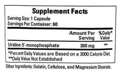 Ecological Formulas Uridine-300 60c