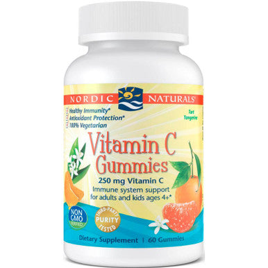 Nordic Naturals Vitamin C Gummies (Tangerine) 60ct