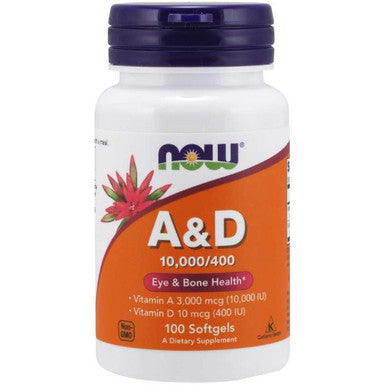 NOW Vitamins A & D 100sg