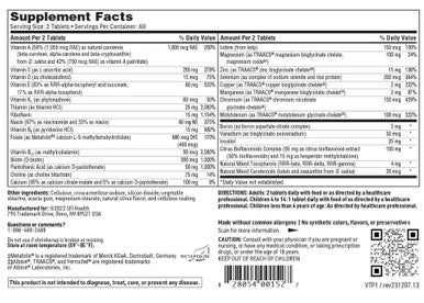 SFI Health Vitaprime 120 Tablets Iron Free