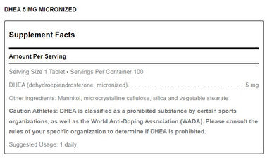 Douglas Laboratories DHEA 5mg Dissolvable 100T