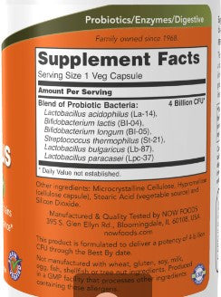 NOW 4 X 6 Acidophilus 120vc