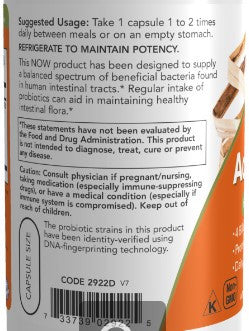 NOW 4 X 6 Acidophilus 120vc