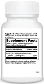 DaVinci Laboratories 5-MTHF 1MG 60c