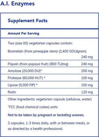 Pure Encapsulations A.I. Enzymes 120c