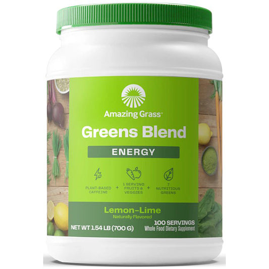 Amazing Grass Greens Blend Energy Lemon-Lime (1.54lbs/700g) 100 servings