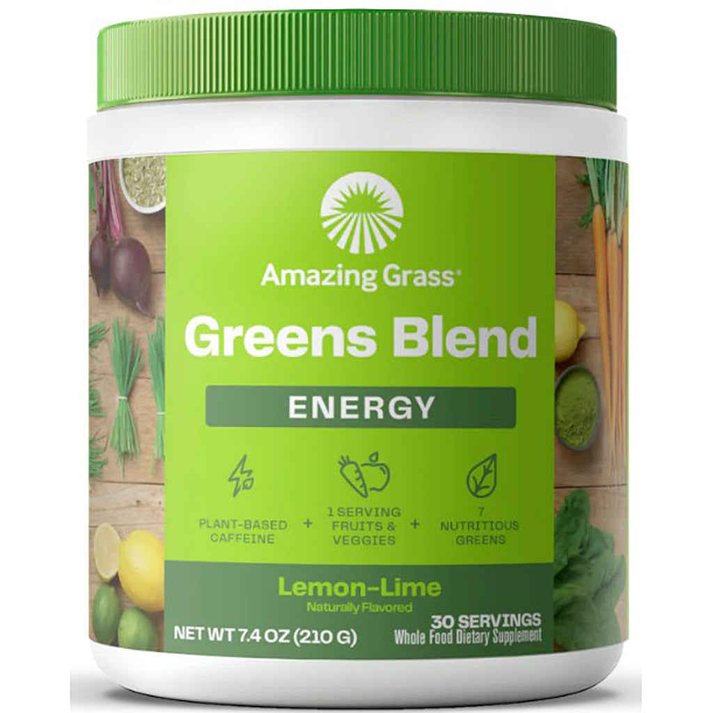Amazing Grass Greens Blend Energy Lemon-Lime (7.4oz) 30 servings
