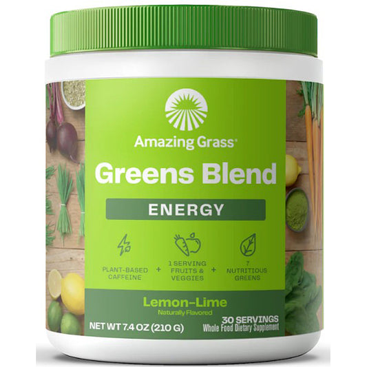 Amazing Grass Greens Blend Energy Lemon-Lime (7.4oz) 30 servings