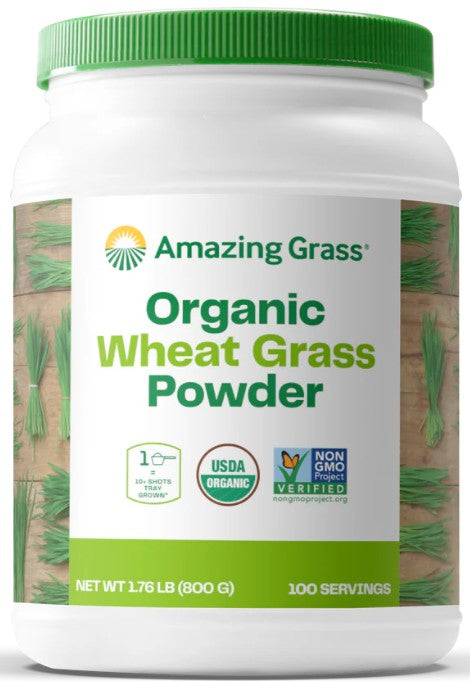 Amazing Grass Organic Wheat Grass Powder (1.76 lbs/800g) 100 servings