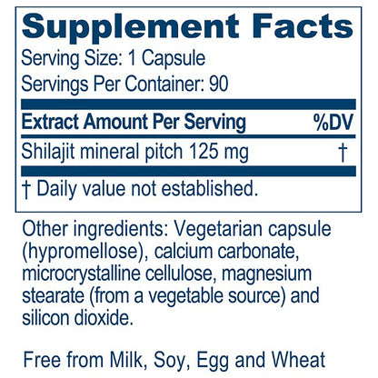 Ayush Herbs Shilajeet Mumiyo 90 vegetarian capsules