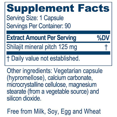 Ayush Herbs Shilajeet Mumiyo 90 vegetarian capsules