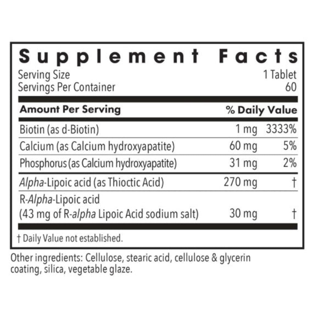 Allergy Research Group ALA Release 60T