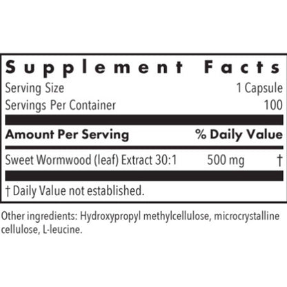 Allergy Research Group Artemesia 500mg 100vc