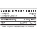 Allergy Research Group Biotin 5000 60c
