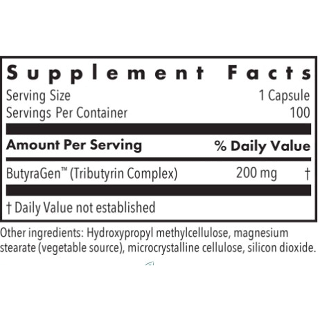 Allergy Research Group ButyrEn 100 delayed-release vegetarian capsules