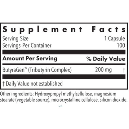 Allergy Research Group ButyrEn 100 delayed-release vegetarian capsules