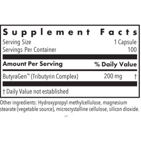 Allergy Research Group ButyrEn 100 delayed-release vegetarian capsules