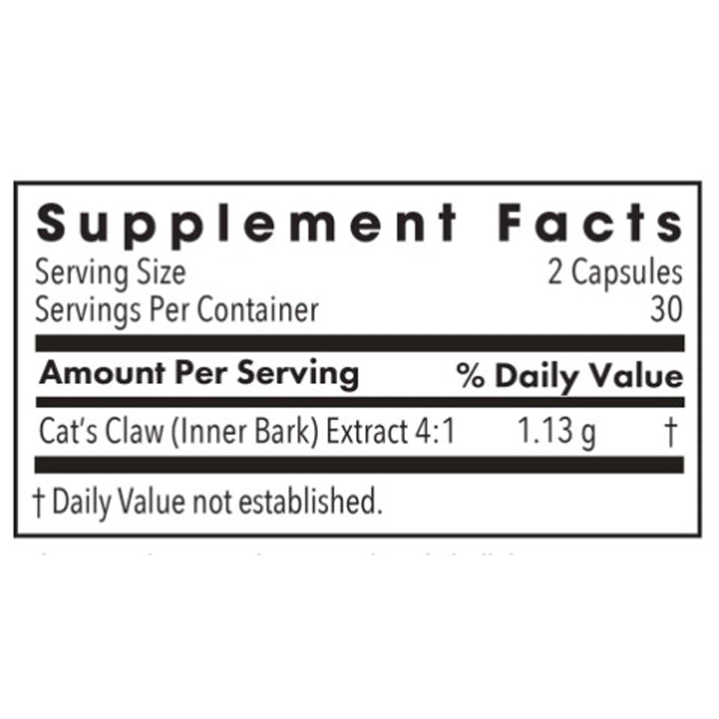 Allergy Research Group Cats Claw 60c