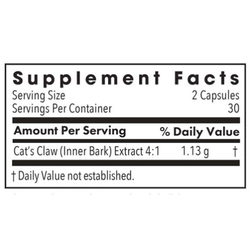 Allergy Research Group Cats Claw 60c