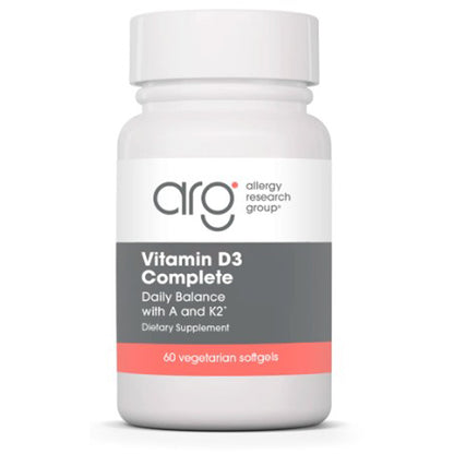 Allergy Research Group Vitamin D3 Complete 2000 IU 60 veggie softgels