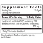 Allergy Research Group Delta-Fraction Tocotrienols 50mg 75sg
