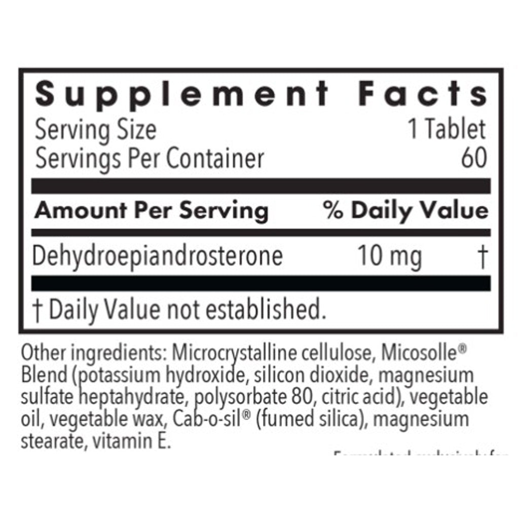 Allergy Research Group DHEA 10mg Micronized Lipid Matrix 60T