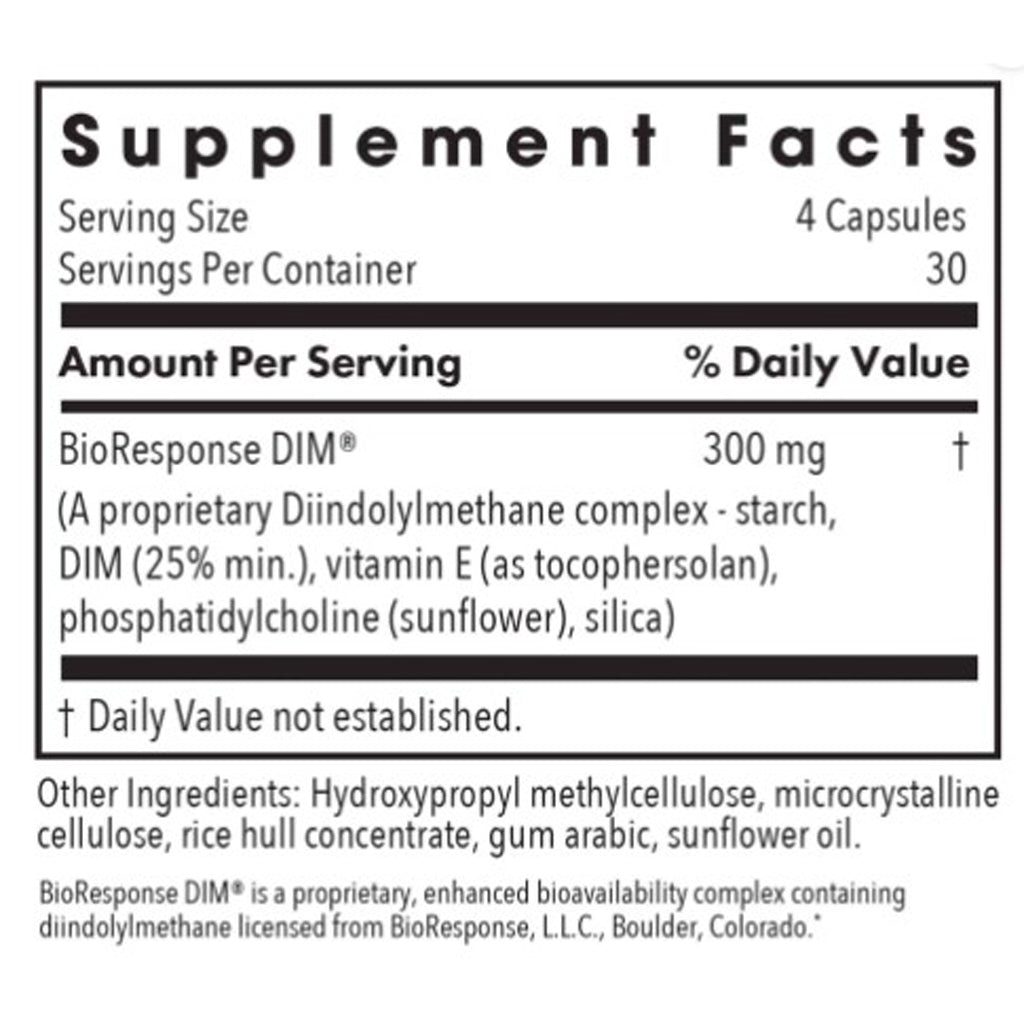Allergy Research Group DIM Diindolymethane Enhanced Delivery System 120c