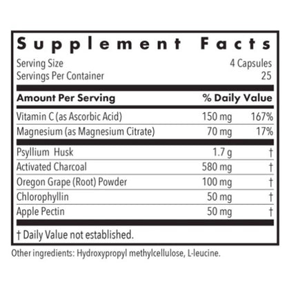 Allergy Research Group Gastro Cleanse w-Psyllium 100c