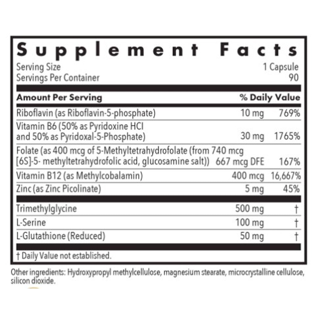 Allergy Research Group Homocysteine Plus 90vc