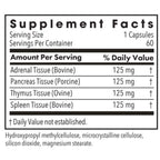Allergy Research Group Immuno-Gland Plex Natural Glandulars 60c