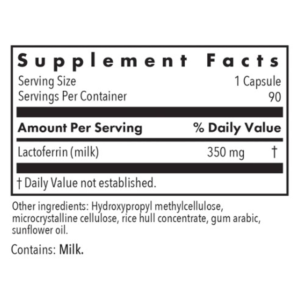 Allergy Research Group Laktoferrin 90 veggicaps