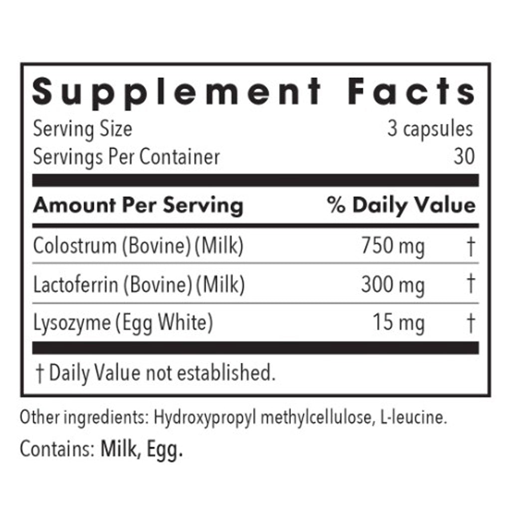 Allergy Research Group Laktoferrin with Colostrum 90c
