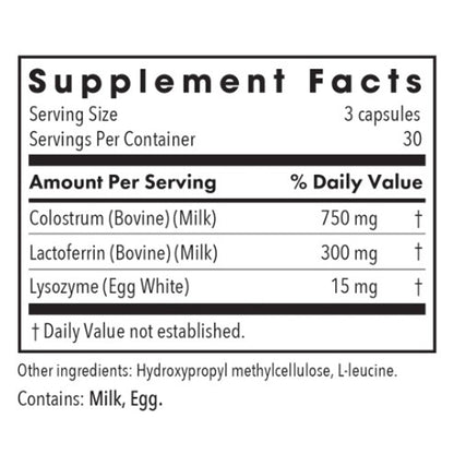 Allergy Research Group Laktoferrin with Colostrum 90c