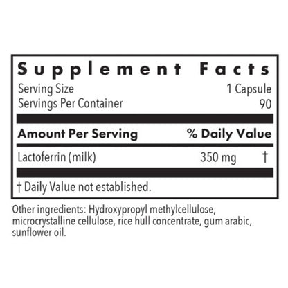 Allergy Research Group Laktoferrin 120 veggiecaps