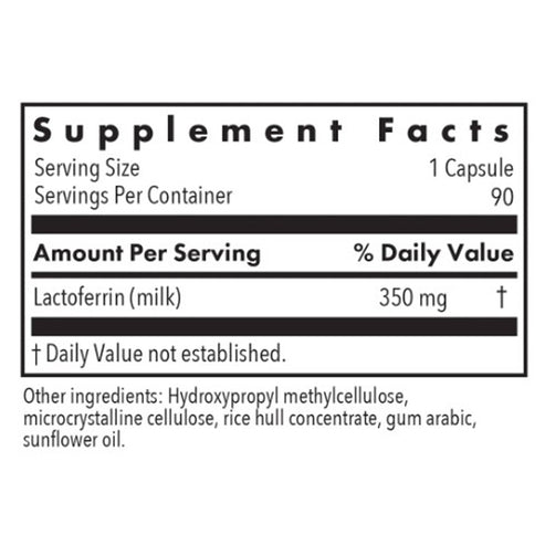 Allergy Research Group Laktoferrin 120 veggiecaps
