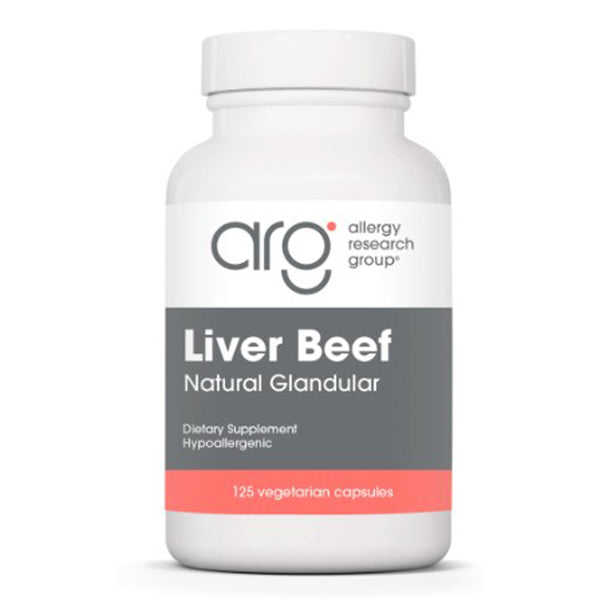 Allergy Research Group Liver Beef Natural Glandular 500mg 125c