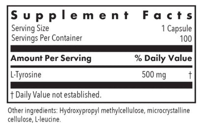 Allergy Research Group L-Tyrosine 100c