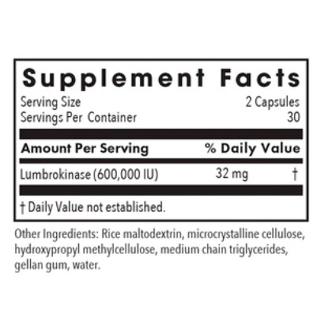 Allergy Research Group Lumbrokinase 60c