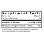 Allergy Research Group Magnesium Citrate 90c