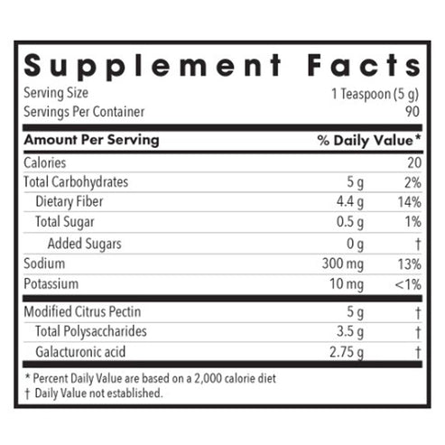 Allergy Research Group Modified Citrus Pectin Powder 16 ounces