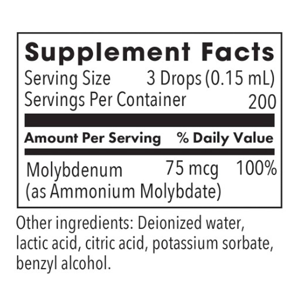 Allergy Research Group Liquid Molybdenum 30ml