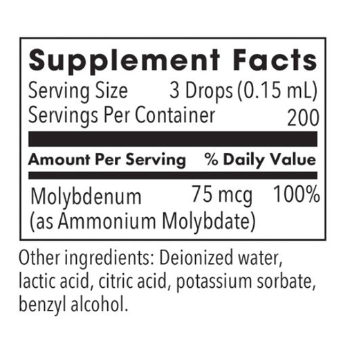 Allergy Research Group Liquid Molybdenum 30ml