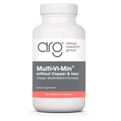 Allergy Research Group Multi-Vi-Min without Copper & Iron 150c
