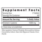 Allergy Research Group NAC N-Acetyl-L-Cysteine 120T
