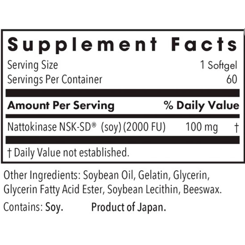 Allergy Research Group Nattokinase 100mg 60sg