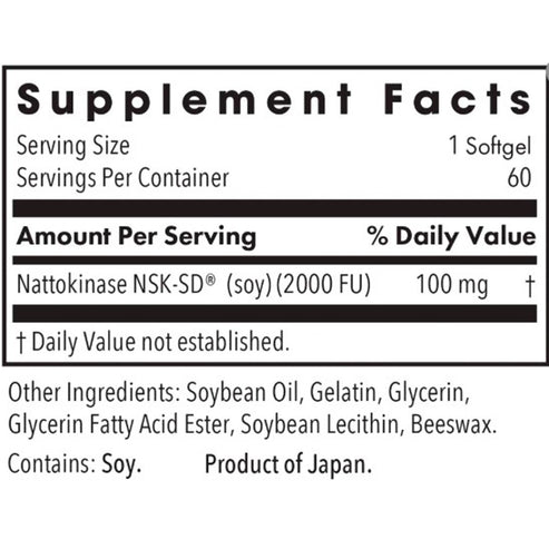 Allergy Research Group Nattokinase 100mg 60sg